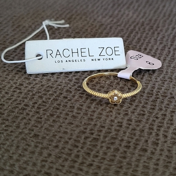 Rachel Zoe Dainty Gold💛 Flower🌸 Ring💍 - NWT - Picture 14 of 15